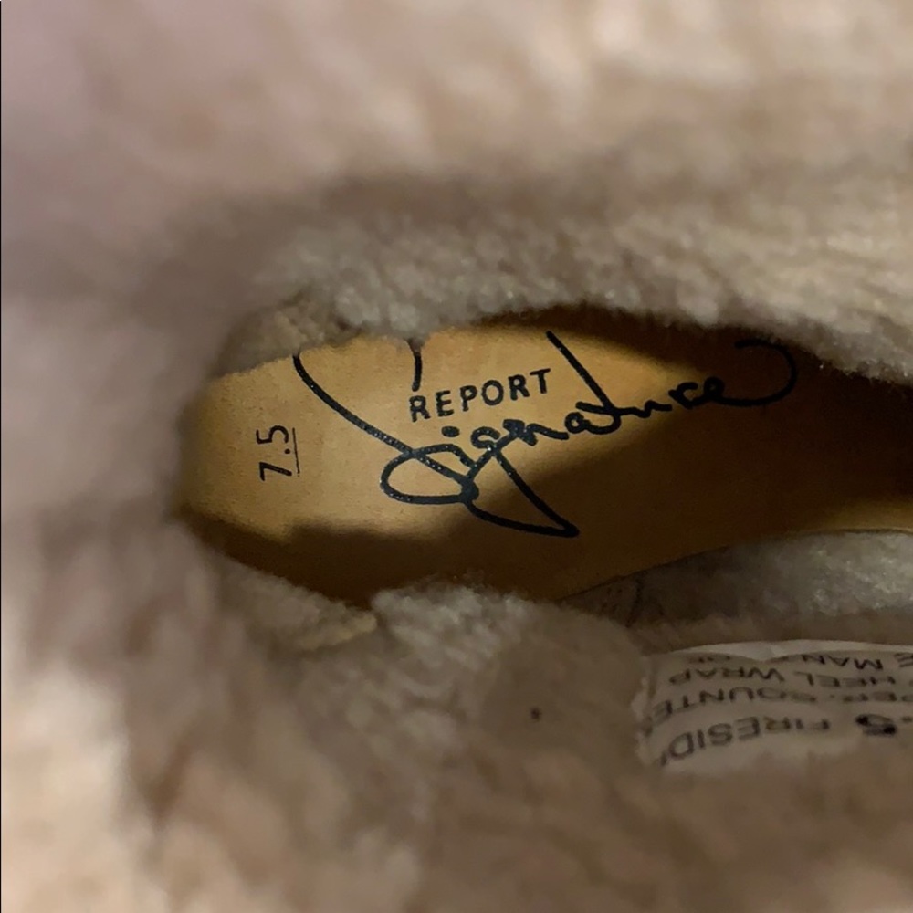 Report Signature Fireside Shearling Bts Size 7.5 - image 8